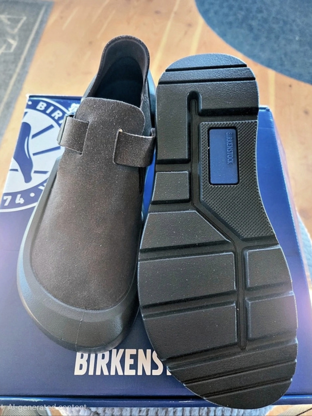 Birkenstock Reykjavik Brown Clogs NWT